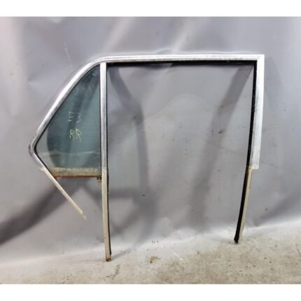 1969-1976 BMW E3 Bavaria Right Rear Corner Window Glass W/ Trim OEM