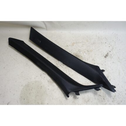 Damaged BMW F10 5-Series Front A Pillar Cover Pair Black OEM 2011-2016