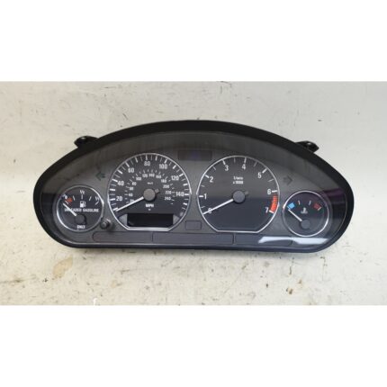 2001-2002 BMW Z3 2.5i 3.0i Instrument Cluster Chrome Rings OEM