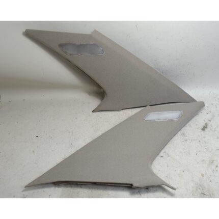 1991-1995 BMW E34 5-Series Sedan Rear Int C- Pillar Column Covers Parchment OEM