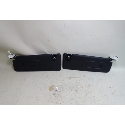 BMW F30 3-Series F32 4-Series Front Sun Visor Pair Black Vinyl OEM 2012-2020