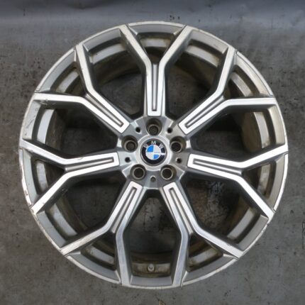 Damaged 2019-2023 BMW G07 X7 Rim 21x9.5 Style 753 Y-Spoke Alloy Wheel OEM