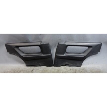 95-99 BMW E36 318ti Rear Lateral Trim Panels Grey Cloth Black Leather OEM *NOTE*
