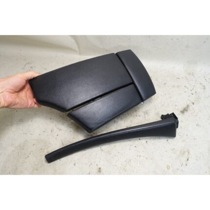 BMW E60 E61 LCI Front Center Console Armrest Black Dakota Leather OEM 2008-2010
